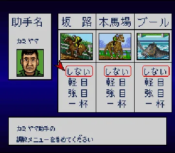 Thoroughbred Breeder (Japan) screen shot game playing